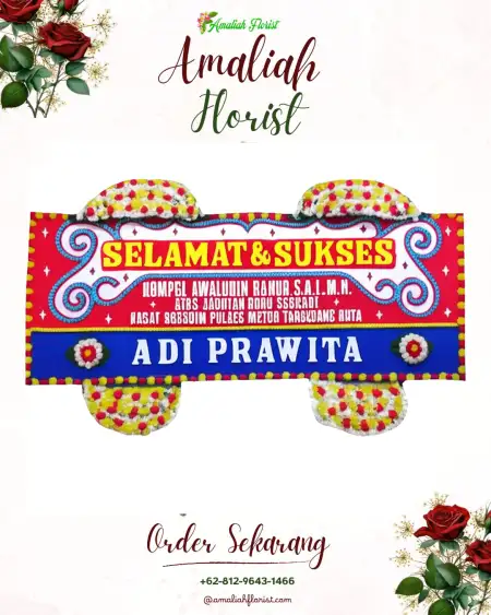 Papan Bunga Ucapan Selamat Payo Lebar